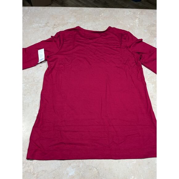 Chicos Red Long Sleeve Top - Picture 1 of 4